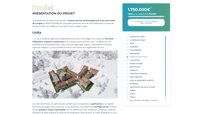 Sélectionnez votre projet