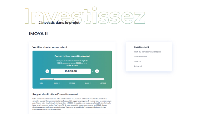 Simulez votre investissement